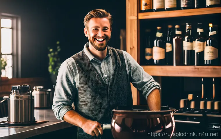 혼술과 수제 맥주   직접 만들어 마시는 맥주 - Here are three detailed image generation prompts in English, adhering to all specified guidelines: